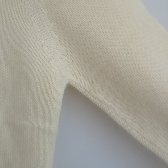 Elegant Cream Cowl Neck Sweater - Picture 2 of 15